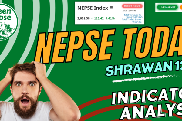 Comprehensive Analysis of NEPSE Indicators of Shrawan 13 GreenNepse Thumbnail