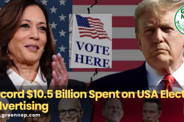 Record of $10.5 Billion Spent on USA Election Advertising – Amazing Record $10.5 Billion Spent on USA Election Advertising