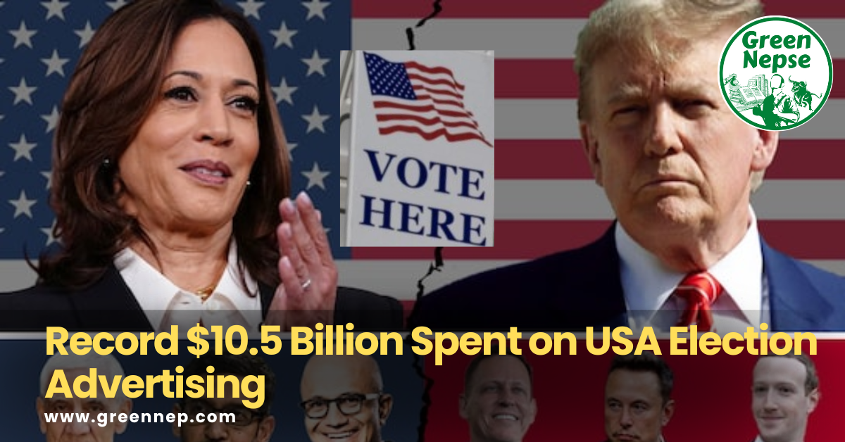 Record of $10.5 Billion Spent on USA Election Advertising - Amazing 1 Record $10.5 Billion Spent on USA Election Advertising